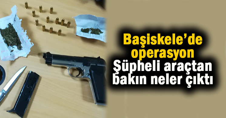 Şüpheli araçtan neler çıktı neler
