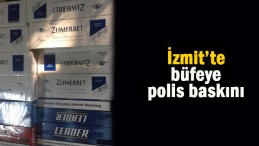 Büfeye polis baskını