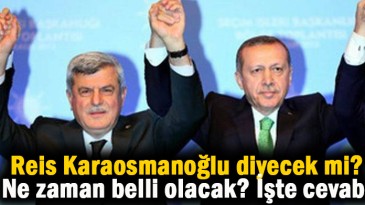 2019’da yine Karaosmanoğlu mu?