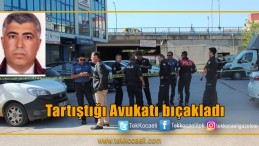 Avukata bıçaklı saldırı