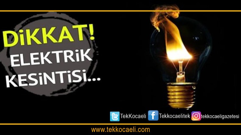 Önleminizi Alın Elektrik Kesintisi Var..