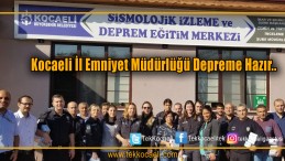 Kocaeli İl Emniyet Müdürlüğü’nde Deprem Eğitimi