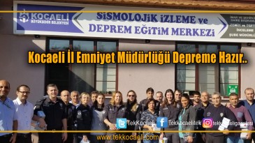 Kocaeli İl Emniyet Müdürlüğü’nde Deprem Eğitimi