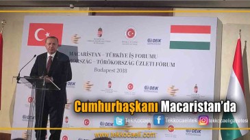 Cumhurbaşkanı Recep Tayyip Erdoğan, Macaristan’da