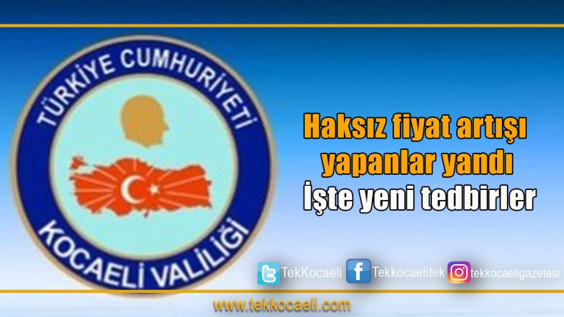 Kocaeli Valiliği’nden flaş açıklama