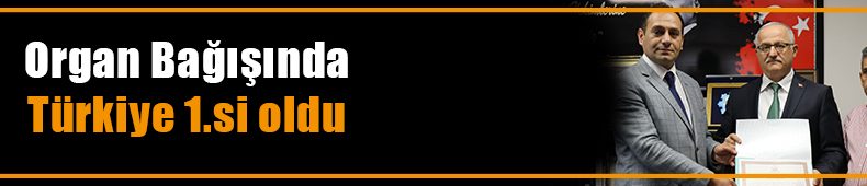 İl Sağlık Müdürü Ergüney teşekkür belgesi verdi