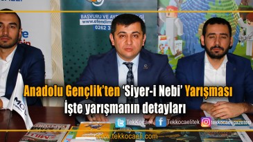 Anadolu Gençlik’ten ‘ Siyer-i Nebi’ Yarışması