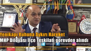 Dilovası Teşkilatı görevden alındı