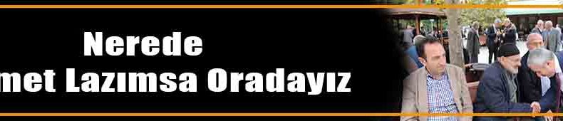 Körfez Belediye Başkanı İsmail Baran, “Körfez Belediyesi olarak nerede hizmet lazımsa oradayız”