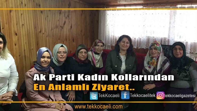 AK Parti İzmit İlçe Kadın Kolları Yöneticileri Anneleri Ziyaret Etti