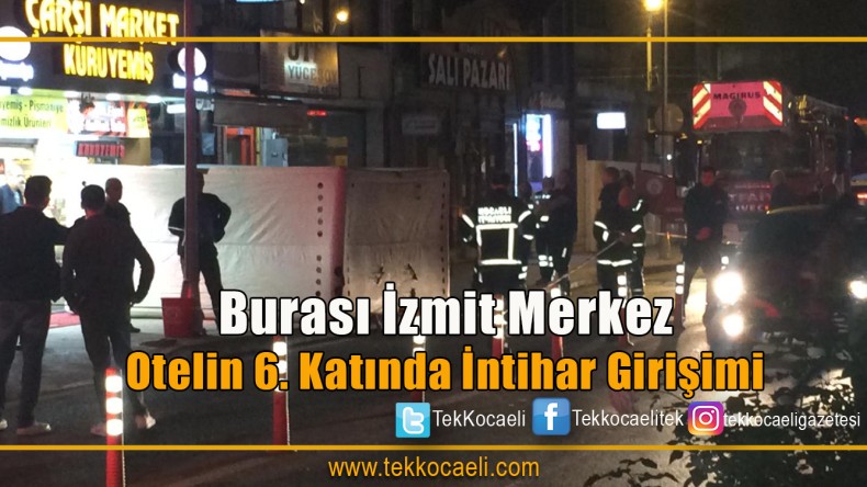 İzmit’te İntihar Girişimi