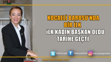 Kocaeli Baro Başkanlığı’na Bahar Gültekin Candemir Seçildi