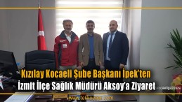 İzmit İlçe Sağlık Müdürü Aksoy’a Ziyaret