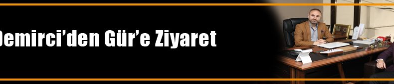 Şevki Demirci’den Ak Parti Çayırova İlçe Başkanı’na Ziyaret