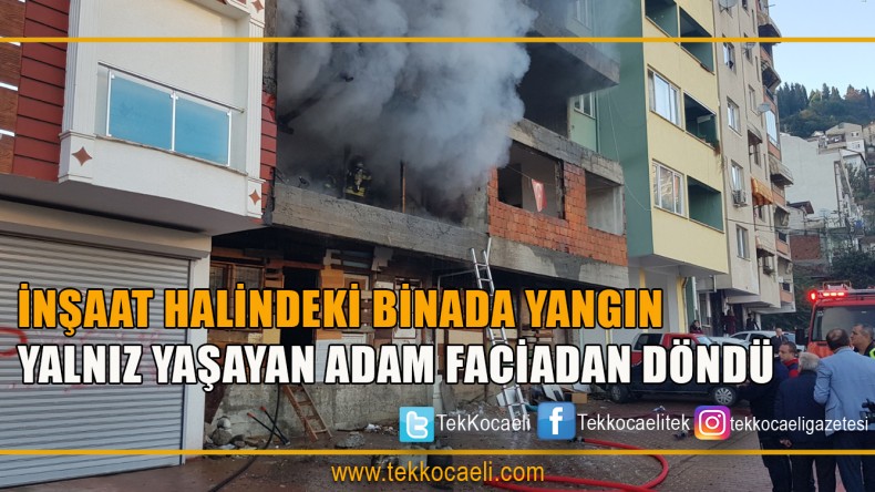 İzmit’te Yangın