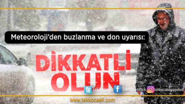 Meteoroloji Uyardı