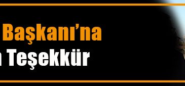 Karaosmanoğlu’na Teşekkür