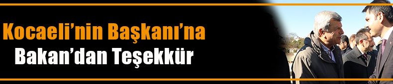 Karaosmanoğlu’na Teşekkür