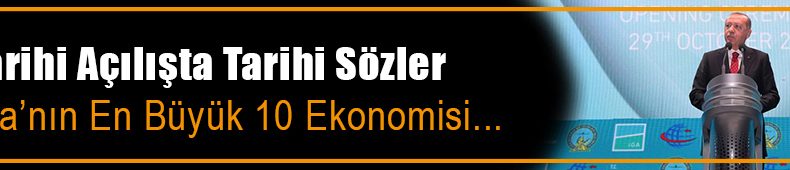 Cumhurbaşkanı Erdoğan’dan Flaş Sözler