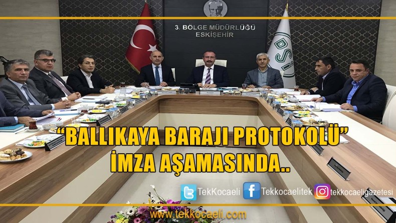 Kocaeli Ve Sakarya’nın Su İhtiyacı Bu Protokolle Karşılanacak..