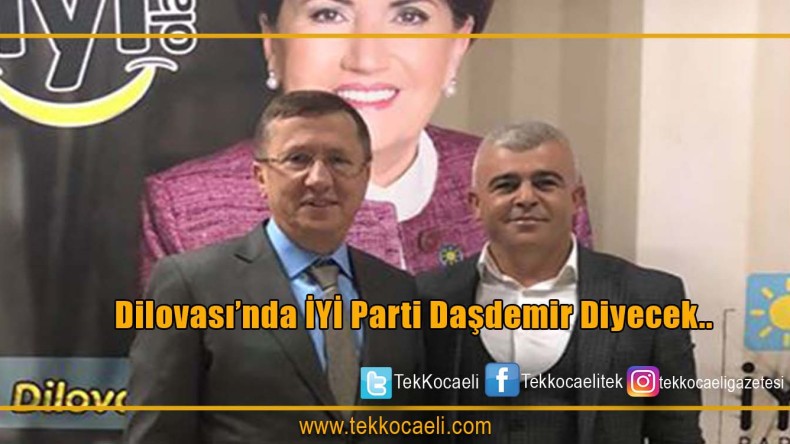 Dilovası’nın Önemli İsimlerinden Daşdemir İYİ Partiden Aday Adayı Oldu