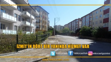 İzmit Belediyesi Hizmet Götürmeye Devam Ediyor
