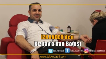İZKANDER’den Kızılay’a Kan Bağışı