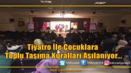 Toplu taşım kuralları tiyatroyla aşılanıyor