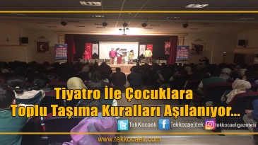 Toplu taşım kuralları tiyatroyla aşılanıyor