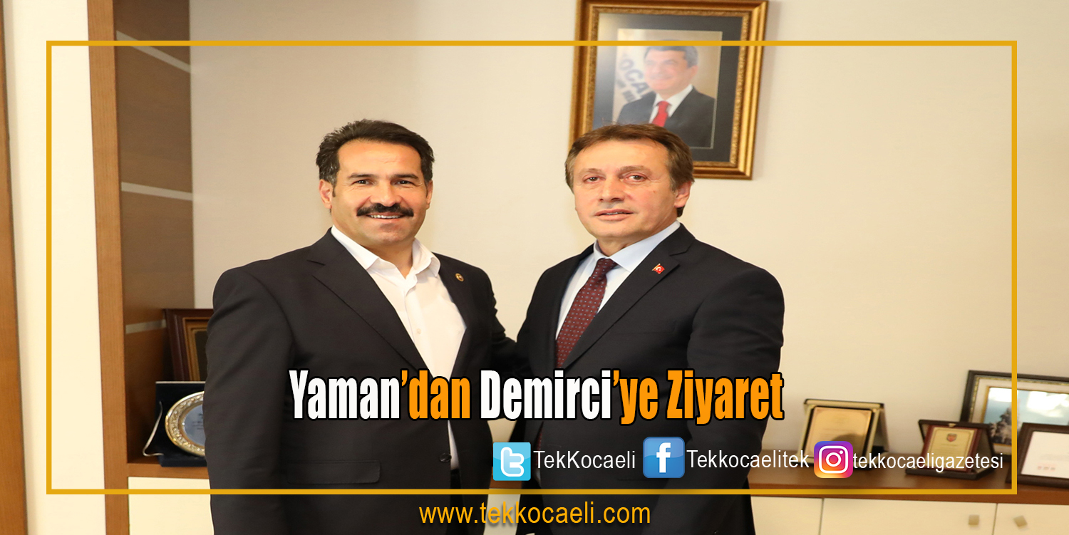 AK Parti Kocaeli Milletvekili Cemil Yaman, Çayırova Belediye Başkanı Şevki Demirci’yi ziyaret etti.