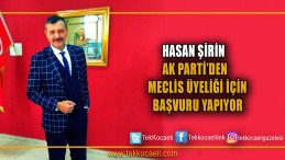 Ak Parti’ye ‘ŞİRİN’ Başvuru