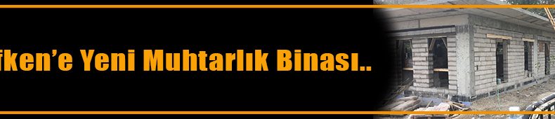 Kefken’e yeni muhtarlık binası ve pazar alanı