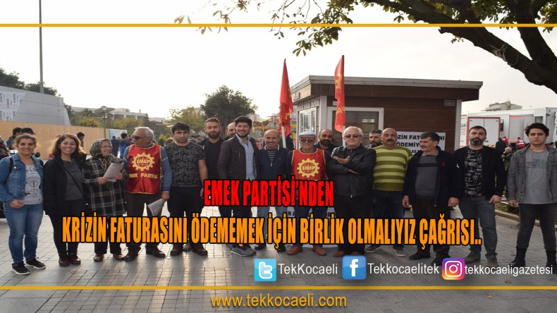 Krizin faturasını ödemiyoruz; İş, Ekmek, Özgürlük İstiyoruz!