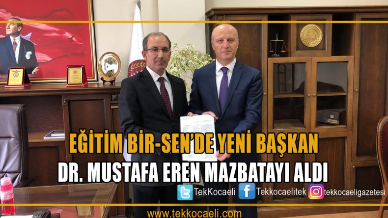 Eğitim Bir-Sen’de Yeni Başkan Mazbata Aldı