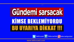 Bu Uyarıya DİKKAT !