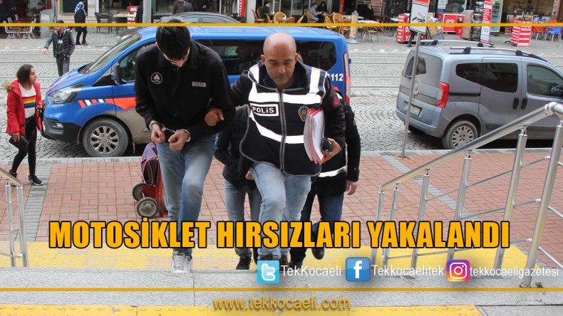 Motosiklet Hırsızları Yakalandı