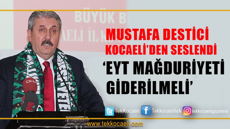 Mustafa Destici BBP Olağanüstü Kongresine Katıldı