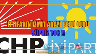 İttifakın Adayı Belli Oldu