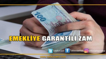 Emekliye Garantili Zam