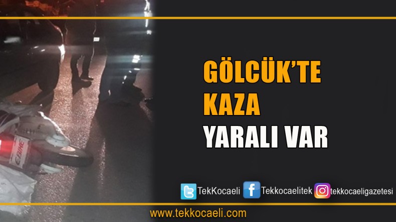 Gölcük’te Kaza; 1 Yaralı
