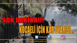 Meteoroloji’den Uyarı