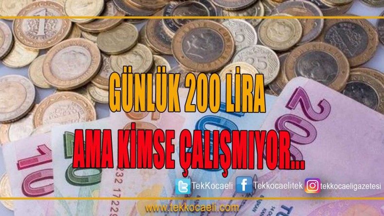 Çalışacak İşçi Bulamıyorlar