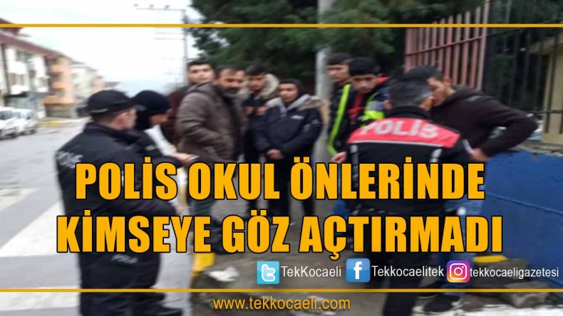 Emniyet’ten Okul Önü Uygulaması