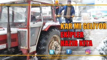 Ekipler Kışa Hazır