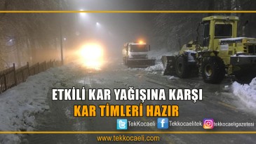 Şehrin Yüksek Noktalarında Kar Etkili Oluyor