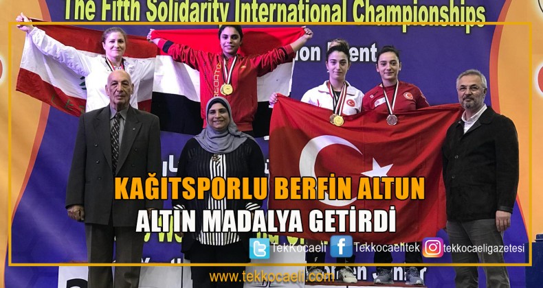 Kağıtspor’lu Halterci Göğsümüzü Kabarttı