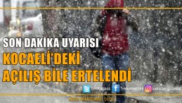 Meteoroloji’den Son Dakika Uyarısı