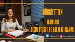 Fatma Kaplan Hürriyet’ten Kadınlara Seçme Ve Seçilme Hakkı Açıklaması