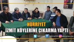 Hürriyet İzmit Köylerindeydi