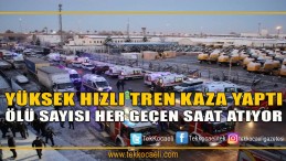 Yüksek Hızlı Tren Kaza Yaptı